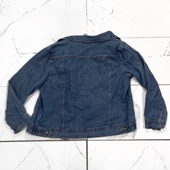 St. John’s Bay Blue Denim Pocket Jacket - Picture 5 of 5